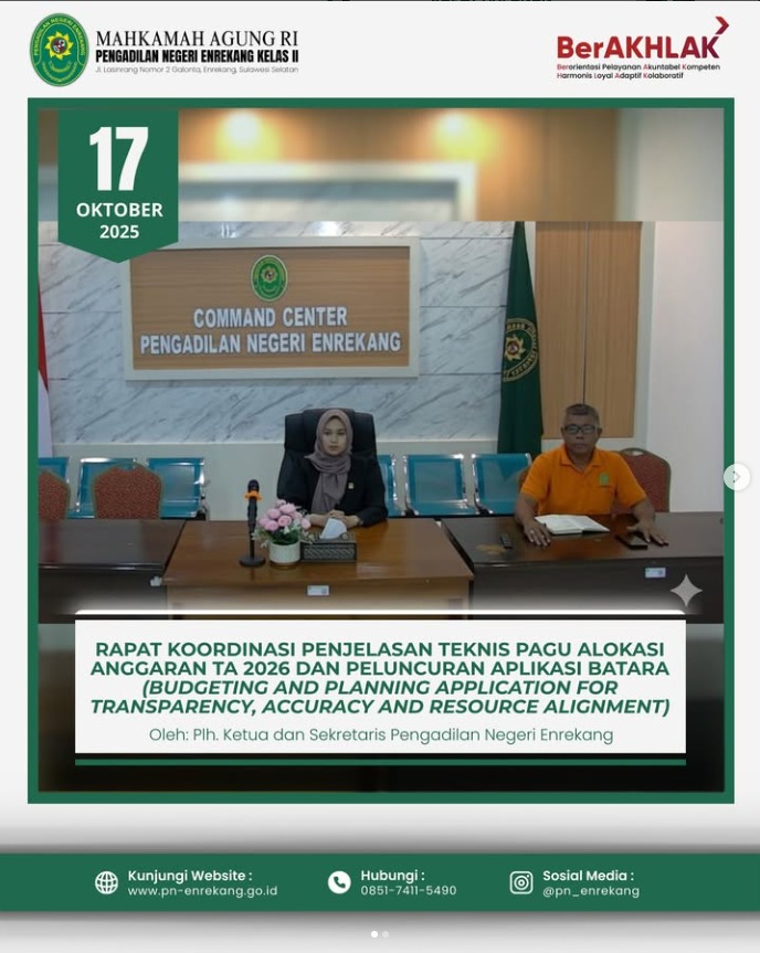 17 Oktober rakor penjelasan pagu